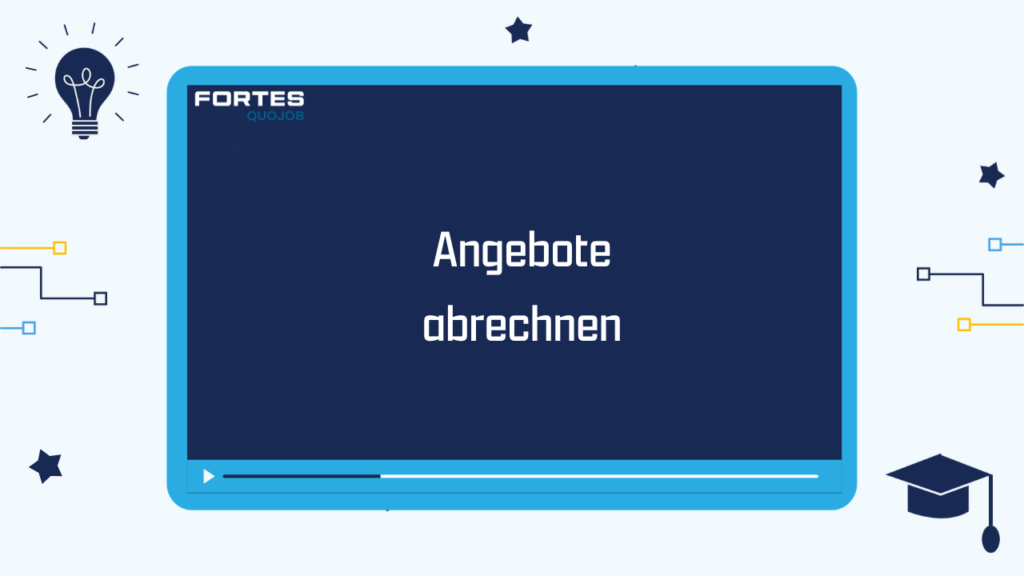 Angebote abrechnen